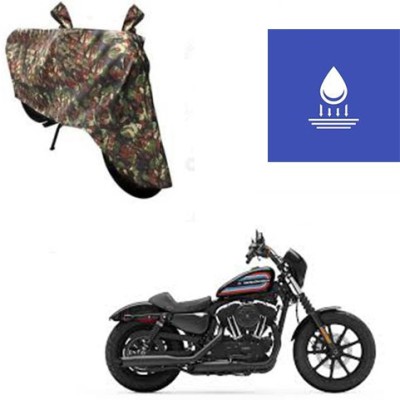 Feel heaven Two Wheeler Cover for Harley Davidson(XL 1200, Multicolor)