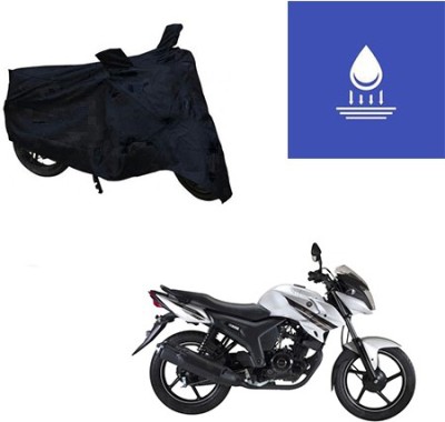 Feel heaven Two Wheeler Cover for Yamaha(SZ-S, Black)