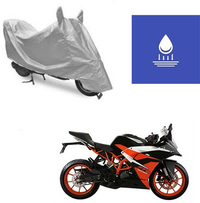 Atulit enterprises Two Wheeler Cover for KTM(RC 200, Silver)