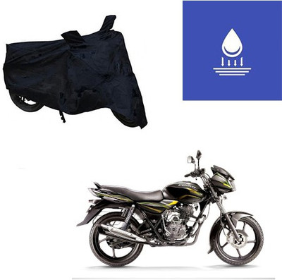 Feel heaven Two Wheeler Cover for Bajaj(Discover 100 DTS-i, Black)