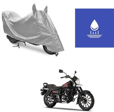 Atulit enterprises Two Wheeler Cover for Bajaj(Avenger 220 Street, Silver)