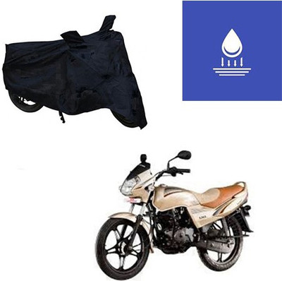 Feel heaven Two Wheeler Cover for LML(Freedom, Black)