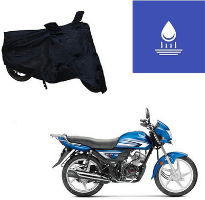 Feel heaven Two Wheeler Cover for Hero(CD 110 Dream, Black)