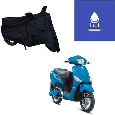 Feel heaven Two Wheeler Cover for Hero(Electric Optima, Black)