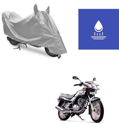 Atulit enterprises Two Wheeler Cover for TVS(Fiero F2, Silver)