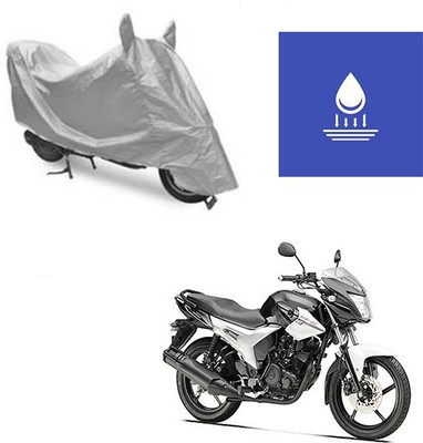 Atulit enterprises Two Wheeler Cover for Yamaha(SZ R, Silver)