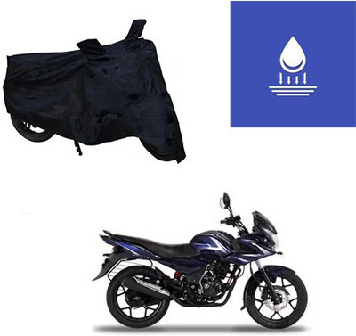Feel heaven Two Wheeler Cover for Bajaj(Discover 150 f, Black)