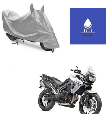 Atulit enterprises Two Wheeler Cover for Universal For Bike(Silver)
