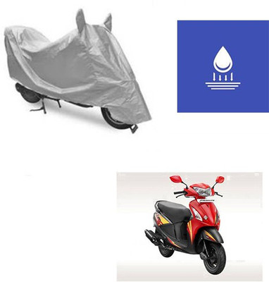 Feel heaven Two Wheeler Cover for Hero(Pleasure, Silver)