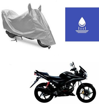 Atulit enterprises Two Wheeler Cover for Honda(CBF Stunner, Silver)