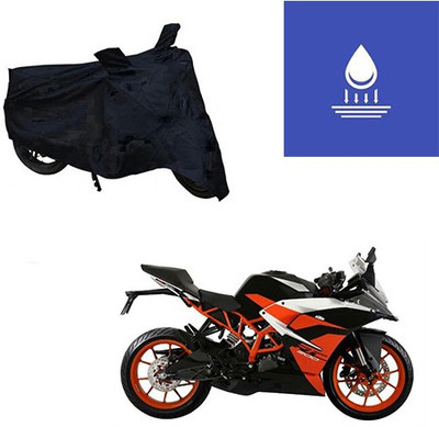 Feel heaven Two Wheeler Cover for KTM(RC 200, Black)