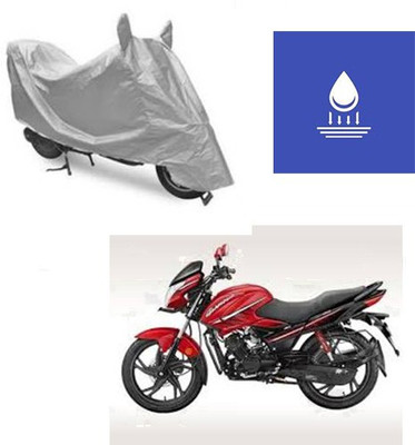 Atulit enterprises Two Wheeler Cover for Hero(Glamour, Silver)