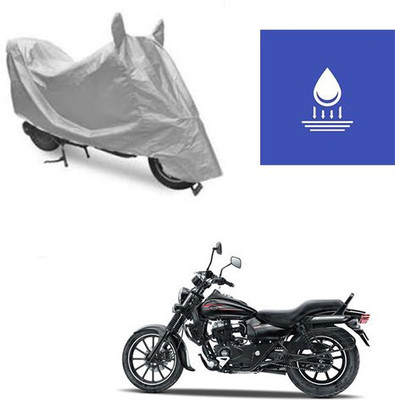Atulit enterprises Two Wheeler Cover for Bajaj(Avenger 150 Street, Silver)