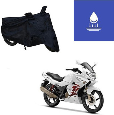 Feel heaven Two Wheeler Cover for Hero(Karizma, Black)