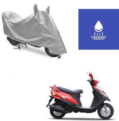 Feel heaven Two Wheeler Cover for Mahindra(Flyte, Silver)