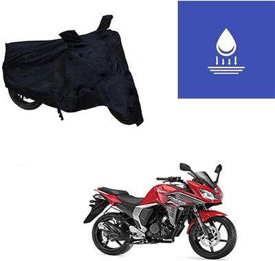 Feel heaven Two Wheeler Cover for Yamaha(Fazer, Black)
