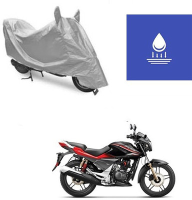 Atulit enterprises Two Wheeler Cover for Honda(CBZ Extreme, Silver)