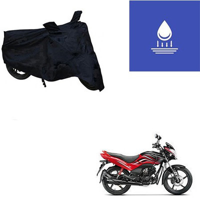 Feel heaven Two Wheeler Cover for Honda(Passion Xpro, Black)
