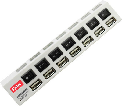 Enter 7 Port E-HP70 USB Hub(White)