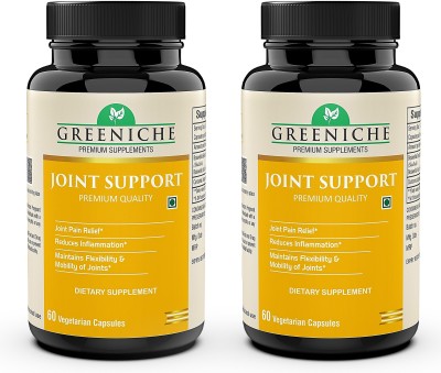 Greeniche Plant Based Natural Joint Support for Pain Relief & Joint Health- 60 C (PACK OF 2)(2 x 60 No)