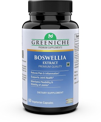 Greeniche Boswellia Serrata Extract 500mg for Healthy Joints – 60 Veg Capsules(60 No)