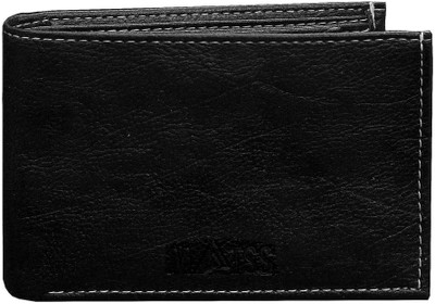 MATSS Men Black Artificial Leather Wallet(6 Card Slots)