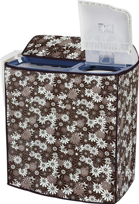 Wings Star Semi-Automatic Washing Machine  Cover(Width: 80 cm, Brown)