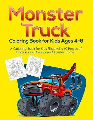 Monster Truck Coloring Book for Kids Ages 4-8(English, Paperback, Activity Books Pineapple)