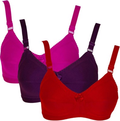 TEENY BOPPER Fashion Women Full Coverage Non Padded Bra(Multicolor)