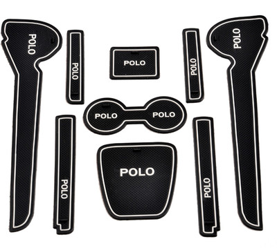 Nandhi Rubber Standard Mat For  Volkswagen Polo(Black)