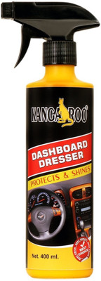 KANGAROO Liquid Car Polish for Dashboard, Leather, Tyres(400 ml)