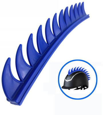 Qiisx Helmet Mohawk for Bike(Blue)