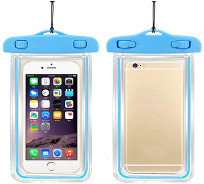 FLORICAN Pouch for Waterproof Protection of Smartphones(Blue, Waterproof, Pack of: 1)