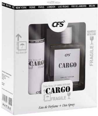CFS CARGO WHITE 100ML PERFUME WITH 200ML(2 Items in the set)