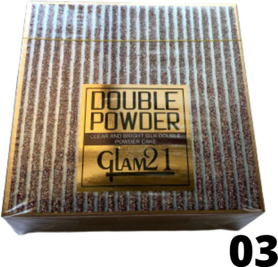 Glam21 Clear & Bright Silk Double Powder Compact(Shade 03, 20 g)