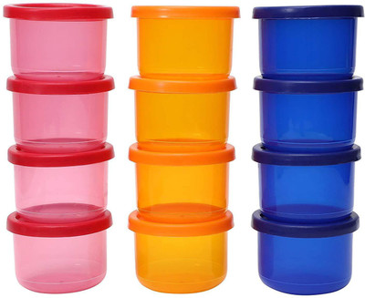 Cutting EDGE Plastic Utility Container  - 150 ml(Pack of 12, Maroon)