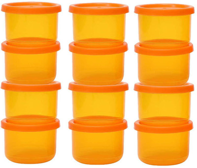 Cutting EDGE Plastic Utility Container  - 150 ml(Pack of 12, Orange)
