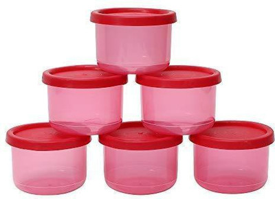 Cutting EDGE Plastic Utility Container  - 150 ml(Pack of 6, Pink)