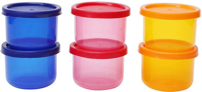 Cutting EDGE Plastic Utility Container  - 150 ml(Pack of 6, Multicolor)