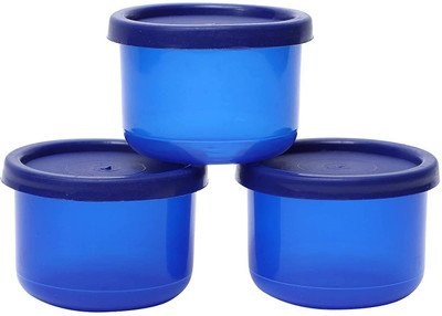 Cutting EDGE Plastic Utility Container  - 150 ml(Pack of 3, Blue)