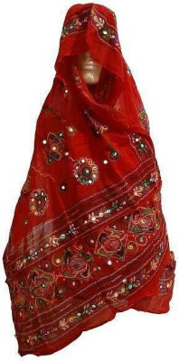 Nama Fashion Pure Cotton Embroidered Women Dupatta