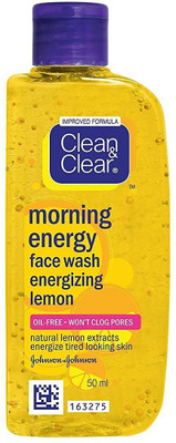 Clean & Clear Morning Energy Lemon , 50ml - Pack Of 3 Face Wash(150 ml)