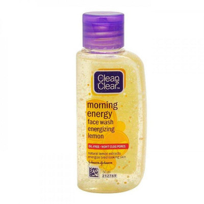 Clean & Clear Morning Energy Facewash Energizing Lemon, 50ml Face Wash(50 ml)