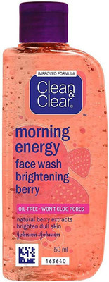 Clean & Clear Morning Energy Berry , 50ml - Pack Of 2 Face Wash(100 ml)