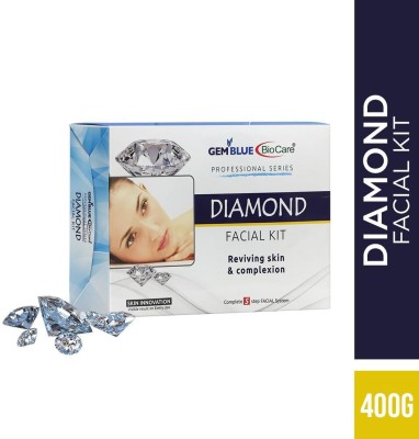 GEMBLUE BIOCARE Daimond Facial Kit,400gm, for Reviving Skin and Complexion, Suitable all Skin types(400 g)