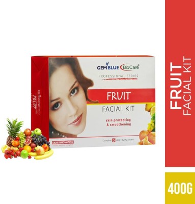 GEMBLUE BIOCARE Fruit Facial Kit,400gm for Skin Protecting and Smoothening, Suitable all Skin Types, Complete Skin Care Kit(400 g)