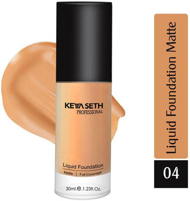 KEYA SETH AROMATHERAPY Full Coverage Liquid Matte Foundation-Shade 04 Foundation(Shade 04, 30 ml)
