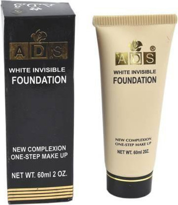 ads White foundation & concealer with SPF 15 Foundation(BLACK, 60 ml)