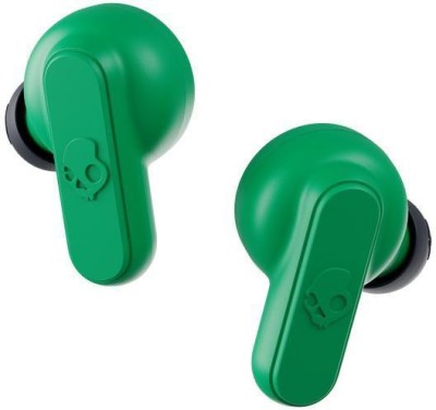Skullcandy Dime Truly wireless in Ear Earbuds with microphone Bluetooth Headset(Green, True Wireless)