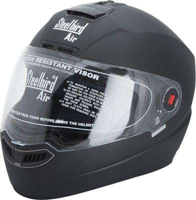 Steelbird Air SBA-1 Classic Motorbike Helmet(Black)